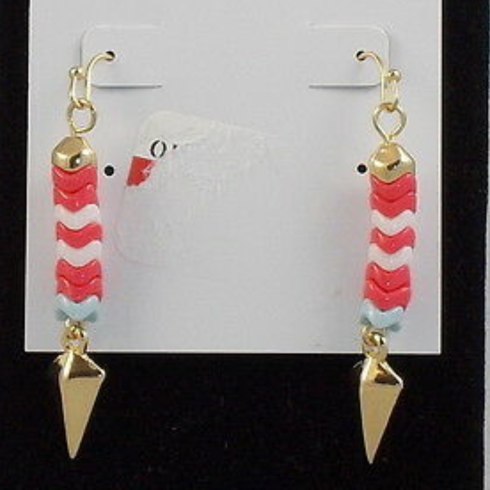 BCBG | Pink and White Earrings